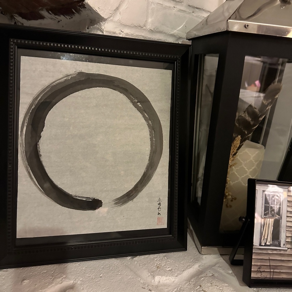 ❤️3 for $15❤️ Enso circle Japanese zen ink painting